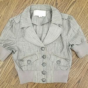 Cute gray little jacket